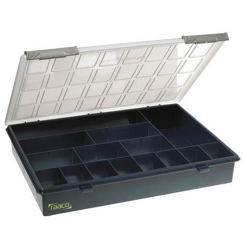 Caja con compartimentos antigolpes
