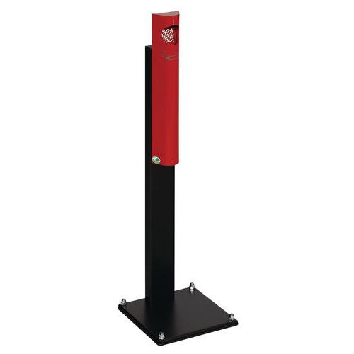 Cenicero de pared de acero - Con pie - 3,5 L