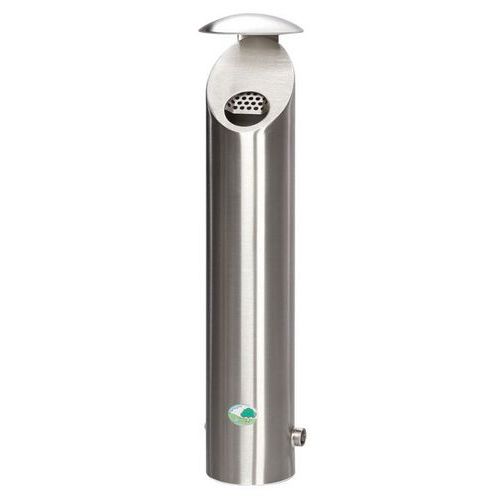 Cenicero de pared de acero - Con techo - 4,2 L