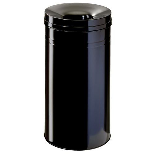Cubo de basura metálico ignífugo - 60 L