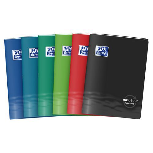 Cuaderno easyBook Oceanis grapado 96 p Seyès surtido - Oxford