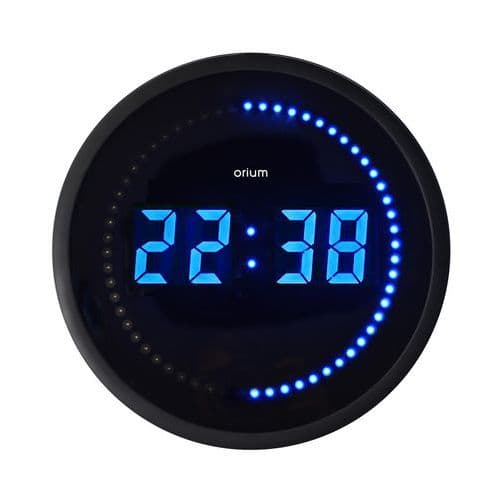 Reloj LED azul de 30 cm - Orium