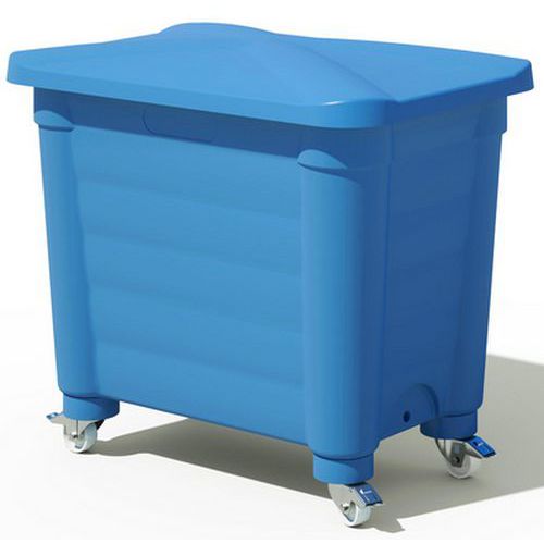 Caja de almacenamiento EASYBAC con tapa y ruedas - De 115 L a 585 L
