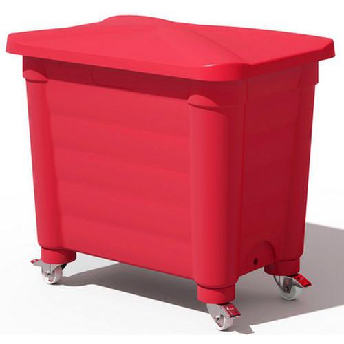 Caja de almacenamiento EASYBAC con tapa y ruedas - De 115 L a 585 L