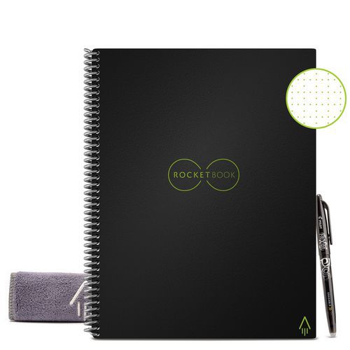 Cuaderno Rocketbook Core Letter Infinity negro - BIC