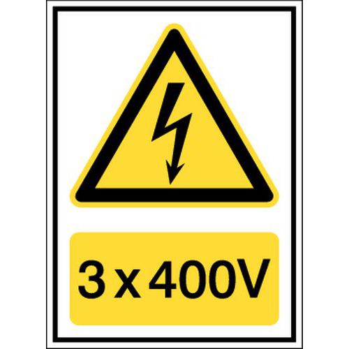 Señal peligro Voltage