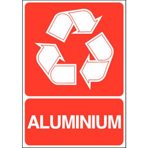 Panel de señalización para recogida selectiva - Aluminio