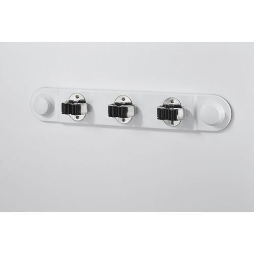 Soporte de escoba con ventosa - 3 bloques - Mottez
