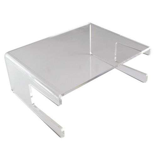 Soporte de pantalla ergonómico acrílico - Manutan Soporte de pantalla ergonómico acrílico - Manutan
