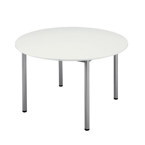 Mesa redonda de madera