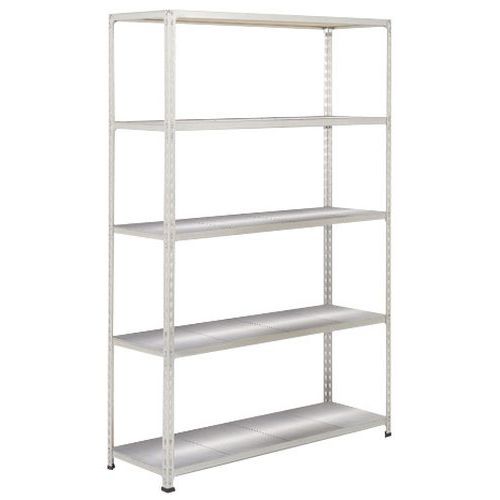 Estantería semipesada Manutan Rapid 2 - Balda maciza de metal - Manutan Expert