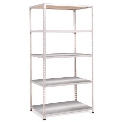 Estantería semipesada Manutan Rapid 2 - Balda maciza de metal - Manutan Expert