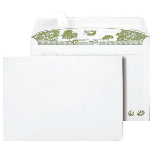 Sobre blanco reciclado ERA Pure® 80 g - Caja de 500 - GPV Sobre blanco reciclado ERA Pure® 80 g - Caja de 500 - GPV