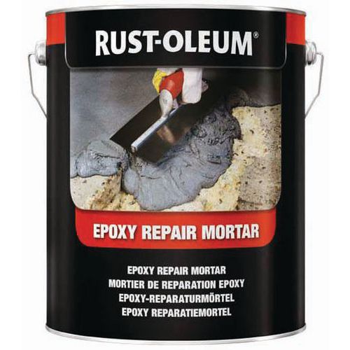 Mortero de reparación para suelo epoxi resistente - 5 kg - Rust Oleum