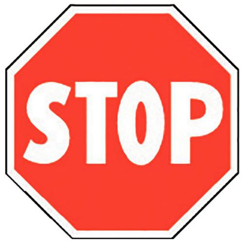 Señal de prohibición - Stop - Adhesivo