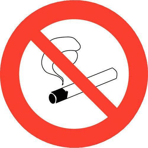 Señal de prohibición - Prohibido fumar - Rígida