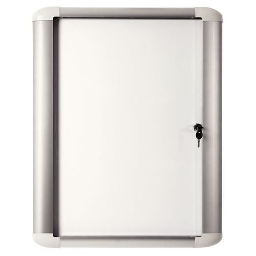 Vitrina de interior Mastervision - Fondo de aluminio - Puerta de cristal de máxima seguridad