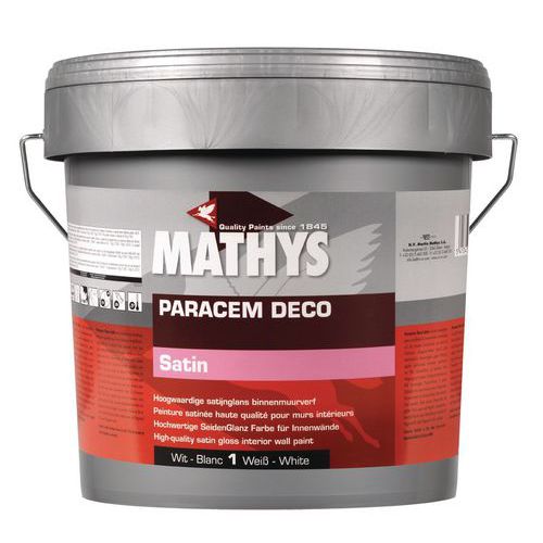 Pintura Mathys acrílica de alta calidad blanco satinado - Rust Oleum