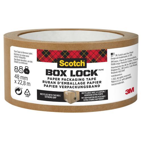Cinta adhesiva de papel Box Lock™ Scotch®