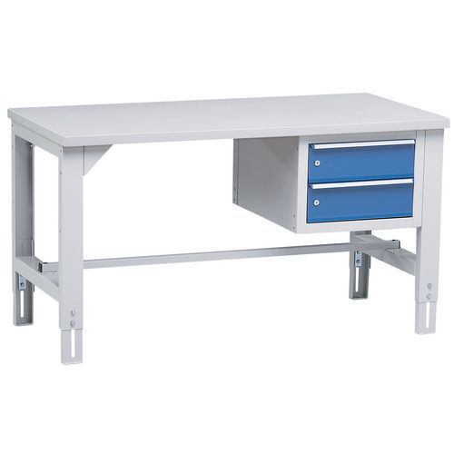 Banco regulable Allround - 2 cajones