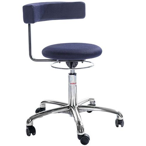 Silla Saturn Alu610 - Tejido - Baja - Global Professional Seating