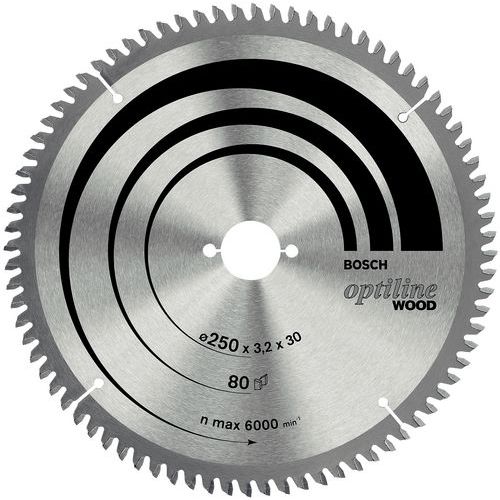 Hoja de sierra de muesca y radial Optiline Wood-Ø 216 mm - Calibre Ø 30 mm