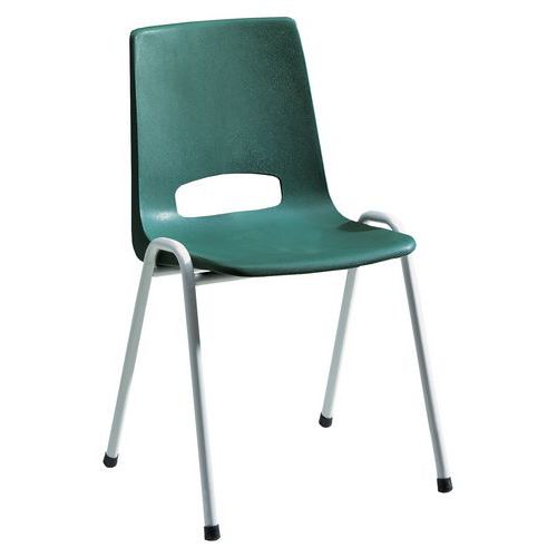 Silla monocasco de plástico - Verde