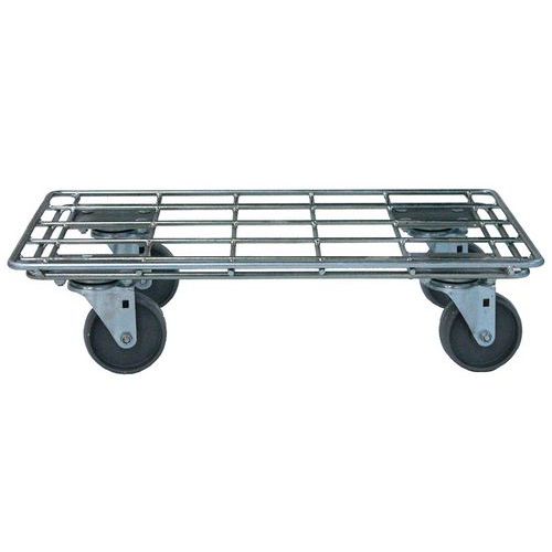 Plataforma rodante de alambre de acero - Capacidad de 400 kg