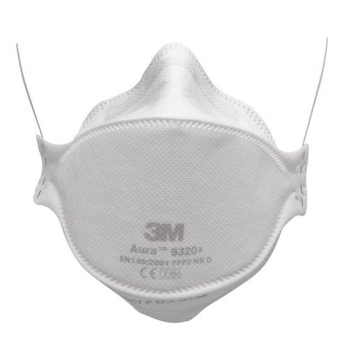 Mascarilla respiratoria plegable de un solo uso Aura 9300+ - FFP2