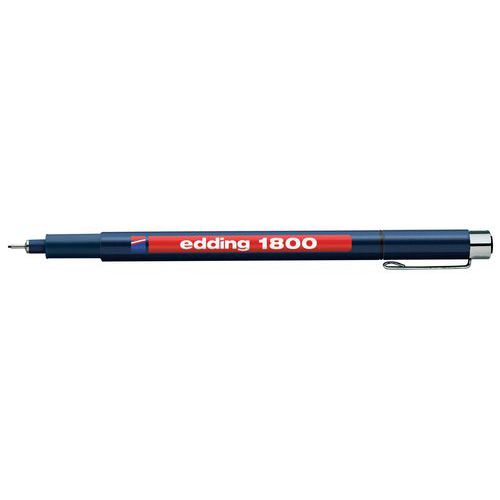 Rotulador con capuchón Edding 1800