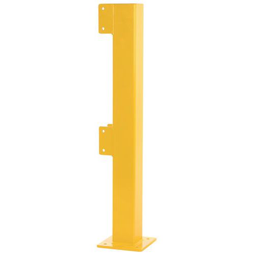 Poste de acero galvanizado para barrera de seguridad - Exterior - Dancop