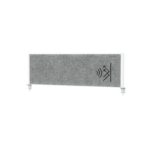Separador acústico de escritorio Connecto 160x50 - Maul