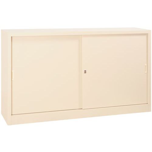 Armario para montar con puerta corredera - Bajo - 180 cm de largo - Manutan Expert