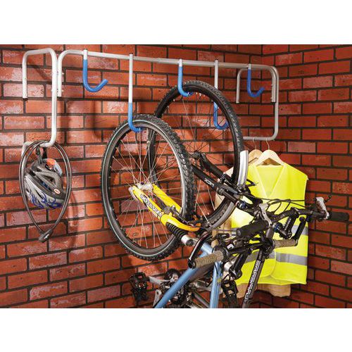 Soporte de pared para 5 bicicletas