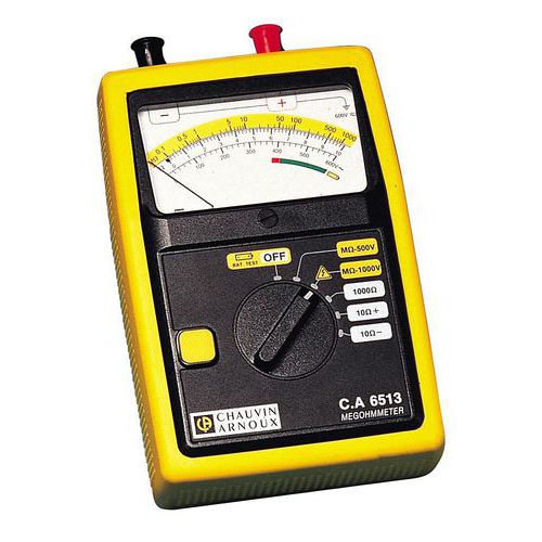 Comprobador de aislamiento de 50 V a 1 kV - Chauvin Arnoux