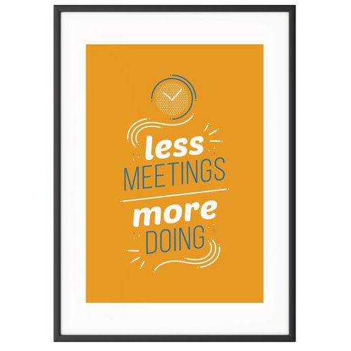 Póster Team building - Less meeting - Paperflow Póster Team building - Less meeting - Paperflow