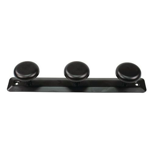 Colgador de 1, 2 o 3 cabezales con acabado epoxi negro Colgador de 1, 2 o 3 cabezales con acabado epoxi negro