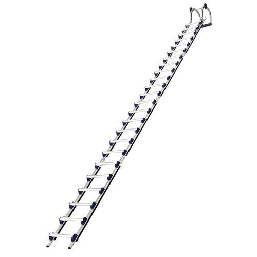 Escalera para tejado Evoklip: kit de 4 escaleras con gancho de tejado - Tubesca