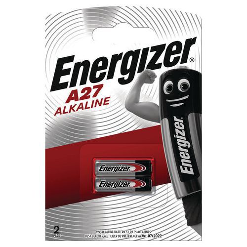 Pila alcalina miniatura A27 - Lote de 2 - Energizer
