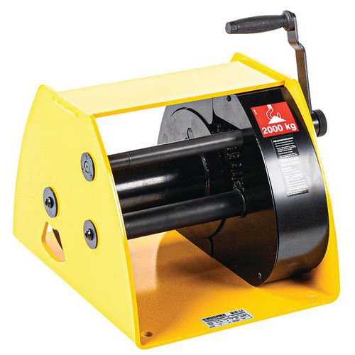 Cabrestante manual de elevación y tracción Capacidad de 300 a 2000 kg