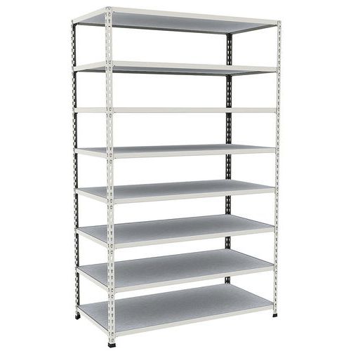 Estantería de archivos Rapid 2 - Balda de metal - 1980 mm de altura - Manutan Expert