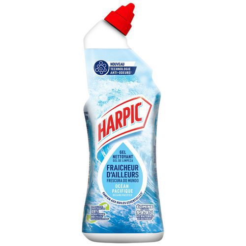 Gel autoactivo con frescor oceánico - 750 mL - Harpic