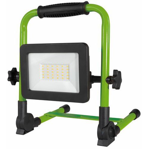Proyector de obra portátil LED - Con batería - De 500 a 1600 lm - Agecom