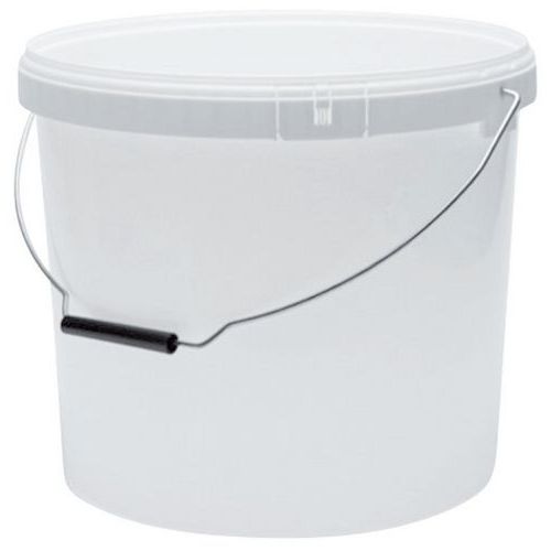 Cubo blanco con tapa - De 1 a 30 L - Manutan Expert