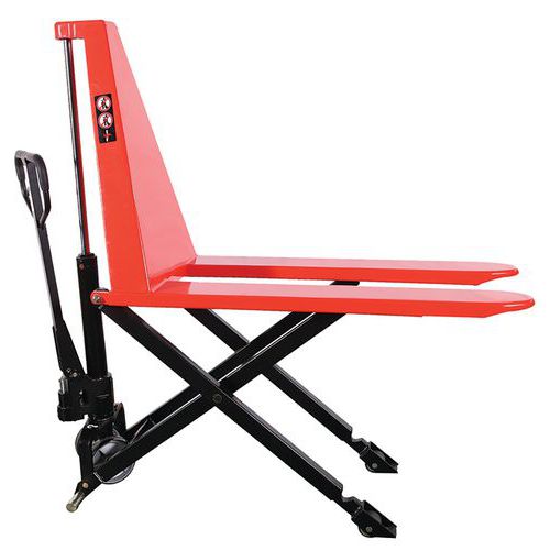 Transpaleta manual de alta elevación - Capacidad 1000 kg