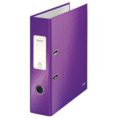 Archivador de palanca 180° plastificado, 80 mm WOW - Leitz