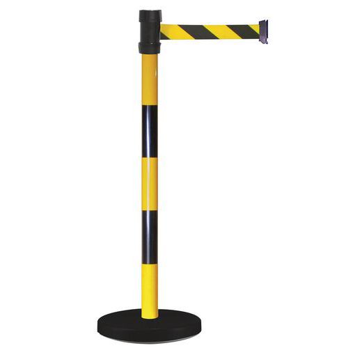 Poste de acero con correa - Manutan Expert