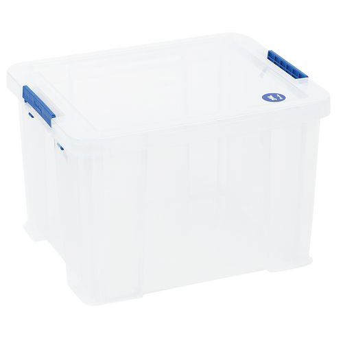 Caja de organización con tapa - 320 a 580 mm de largo - 10 a 70 L - Manutan Expert