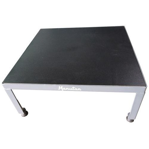 Escalera-plataforma ajustable - Manutan Expert