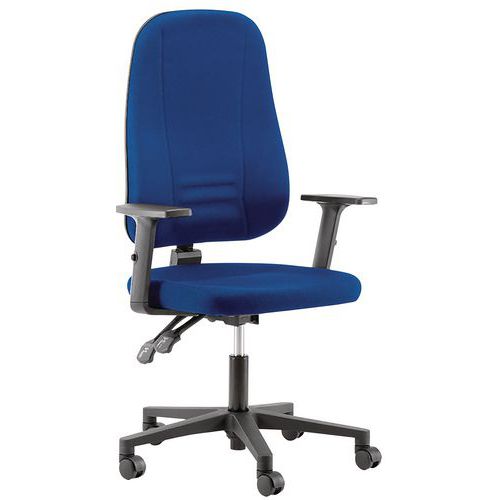 Silla de oficina Strike con reposabrazos - Linea Fabbrica